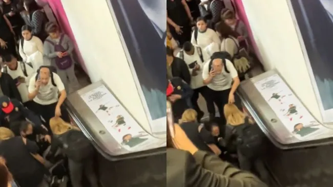 Falla en escalera eléctrica en la estación del Metro Polanco deja 9 personas lesionadas