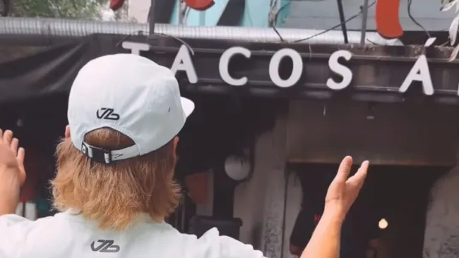 Valtteri en la degustando en CDMX 