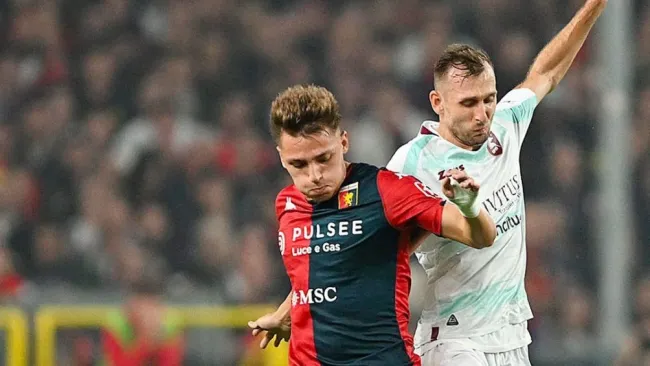 Salernitana perdió en su duelo contra el Genoa 