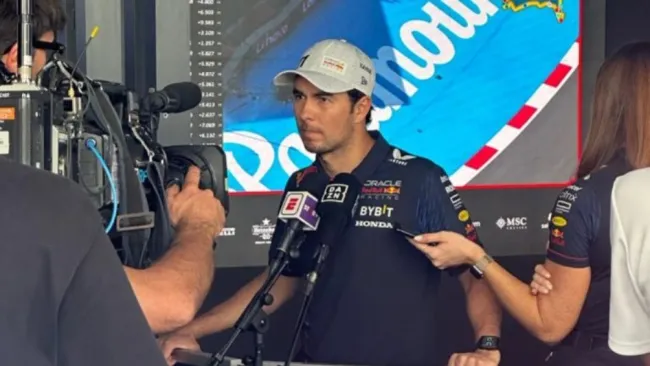 'Checo' Pérez tuvo que abandonar el GP de México 