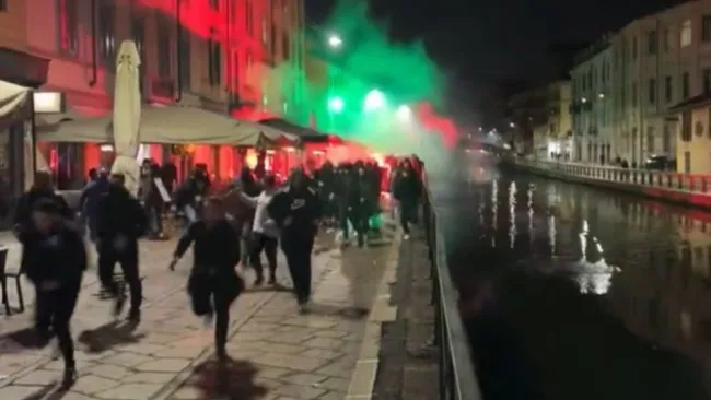 Aficionado del PSG es apuñalado en enfrentamiento con seguidores del Milan