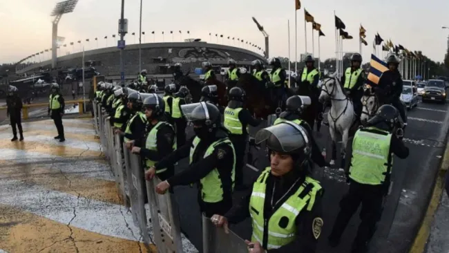 La SSC contará con 2 mil 500 efectivos en los alrededores del Olímpico Universitario