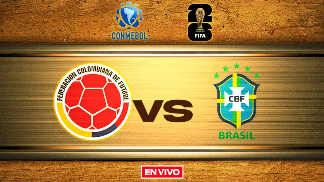 Colombia vs Brasil EN VIVO Eliminatorias Conmebol Jornada 5 