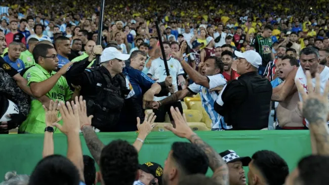 La bronca en Maracaná provocó diferentes reacciones en redes sociales