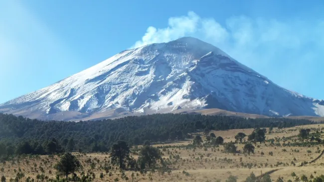 Reportan nieve en el Popocatépetl, Iztaccíhuatl y Nevado de Toluca