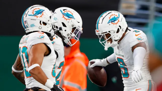 Festejo en zona de anotación 