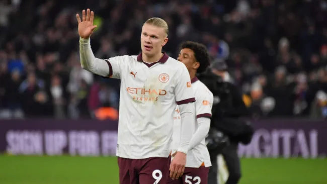 El noruego en partido de Premier League 