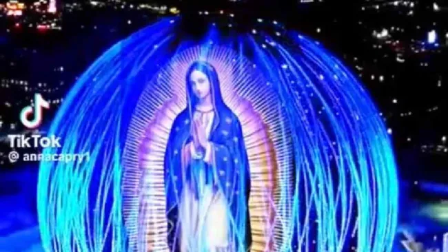  Las Vegas se ilumina para celebrar el día de la Virgen de Guadalupe en The Sphere