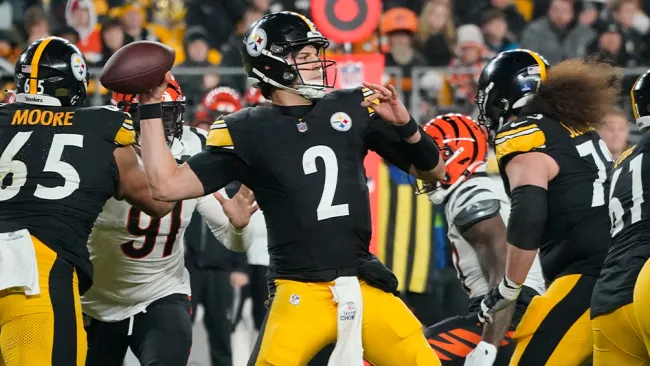 Mason Rudolph ante los Bengals