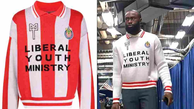 ¿Cuánto cuesta el lujoso suéter de Chivas que portó Jaylen Brown?