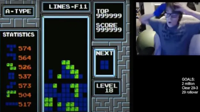 Tetris: Niño prodigio de 13 años, primer ser humano en vencer al juego de NES-Nintendo