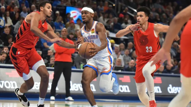 Oklahoma City Thunder venció por 62 puntos a Blazers y logra la quinta mayor ventaja de la NBA