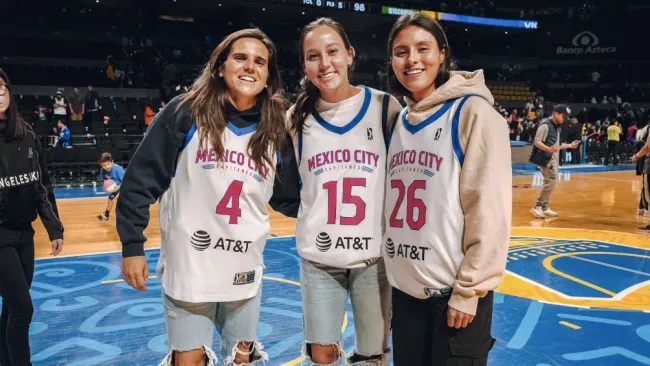Las jugadoras de América visitaron la Arena Ciudad de México