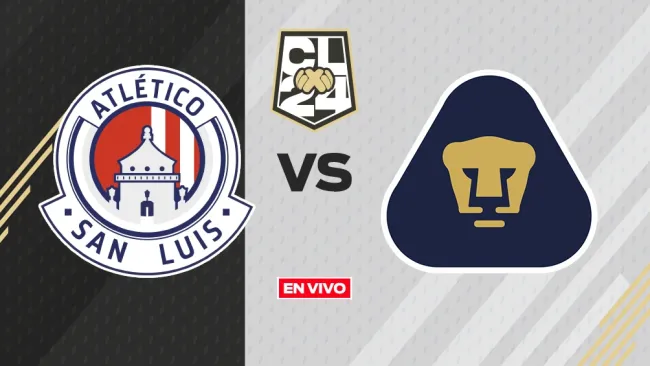 Atlético San Luis vs Pumas Liga MX EN VIVO Jornada 1 Clausura 2024