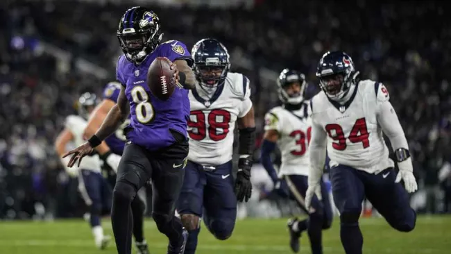 ¡A un paso del Super Bowl! Ravens corren para más de 200 yardas en victoria sobre los Texans