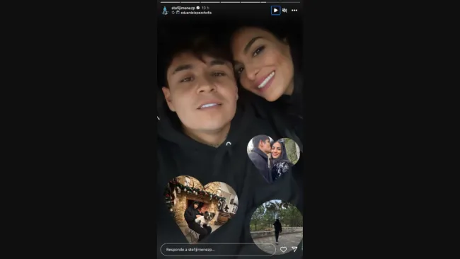 'Chofis' López y Stefi Jiménez presumen su noviazgo en redes