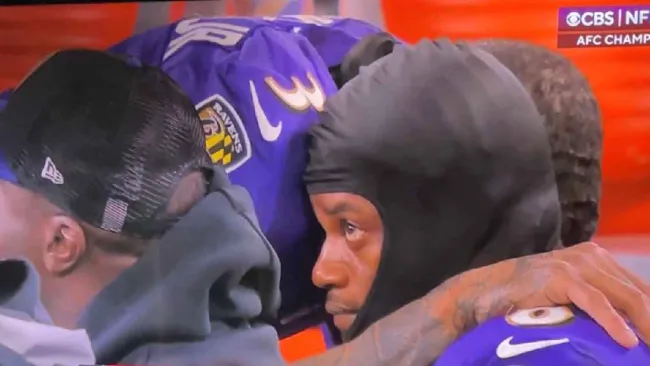 Odell Beckham Jr consoló a Lamar Jackson tras la derrota en la Final de Conferencia
