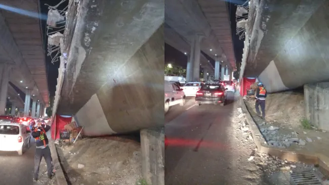 La alcaldía Tlalpan no explicó el por qué del concreto en el pavimento. 