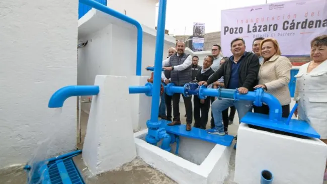 Inauguran pozo en la colonia Lázaro Cárdenas en apoyo a 7 mil atizapenses
