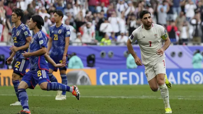 ¡A Semifinales! Irán venció al favorito Japón con gol de último minuto en la Copa de Asia