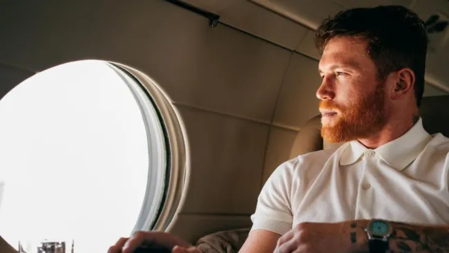 El pugilista mexicano disfrutando de un viaje 