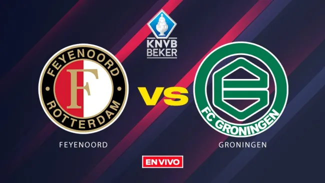 Feyenoord vs Groningen EN VIVO Copa de Holanda Semifinal