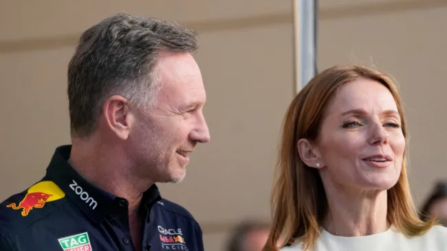 Geri y Horner llegaron juntos al GP de Bahréin 