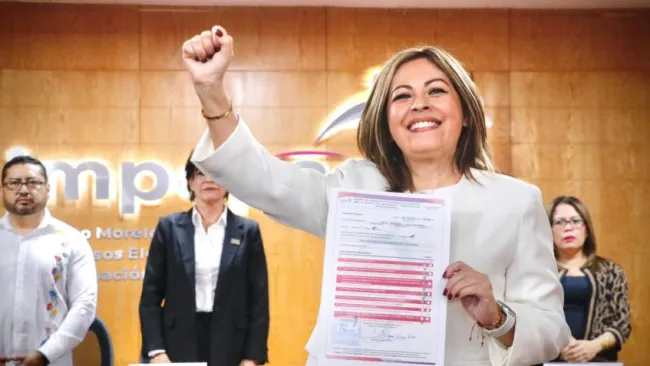 Se registra Lucy Meza como aspirante para gubernatura de Morelos