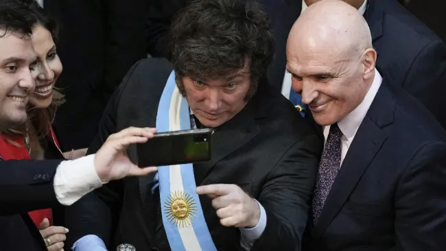 El argentino ha causado polémica por sus ideales ultraderechistas.