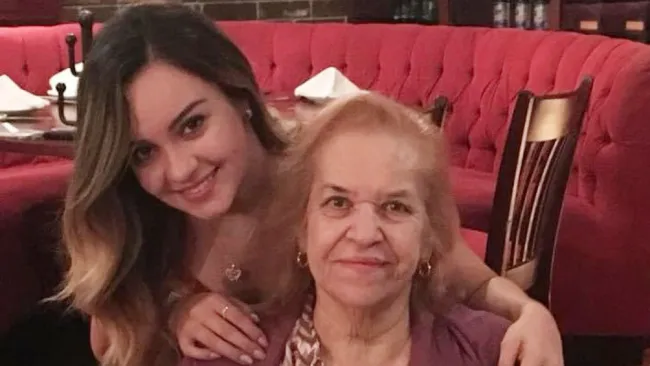 La atleta consideró a doña Conchis como un ejemplo para su familia.