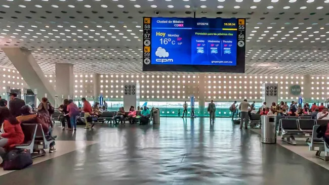 Muere pasajero en el Aeropuerto de la Ciudad de México