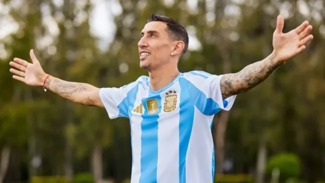 El delantero sudamericano con la selección 