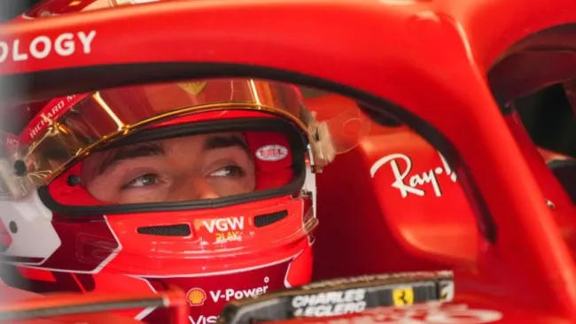 Charles Leclerc venció a Verstappen