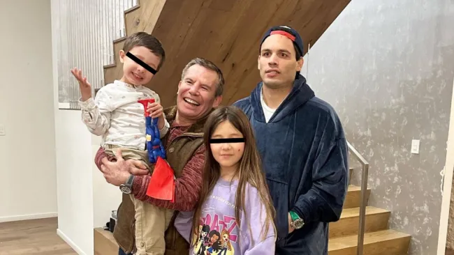 La familia reunida después de tanta polémica 