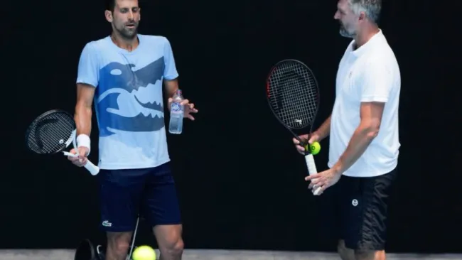 Novak Djokovic dice adiós a su entrenador, Goran Ivanisevic