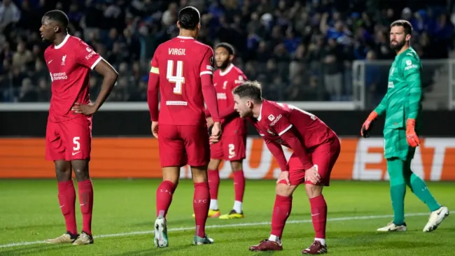 Liverpool no logra remontar al Atalanta y queda fuera de la Europa League
