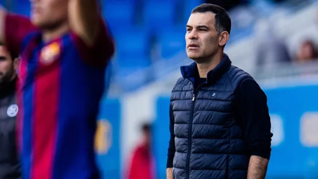 Márquez entrenando al Barcelona B
