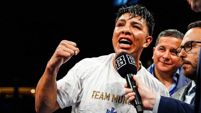 Jaime Munguía se burla tras pelea entre Canelo y de la Hoya: 'No entendí ni ma..'