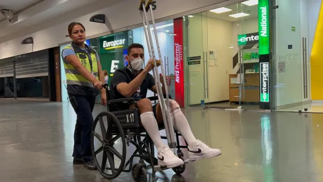 Sebastián Cáceres ya está en la Ciudad de México 