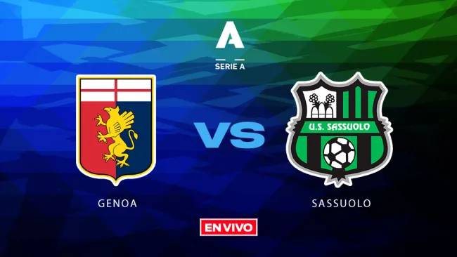 Genoa vs Sassuolo EN VIVO Serie A Jornada 36