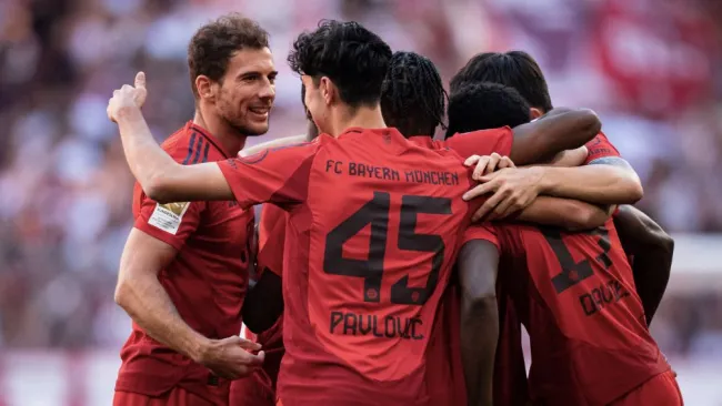 El Bayern celebra su victoria en la última jornada
