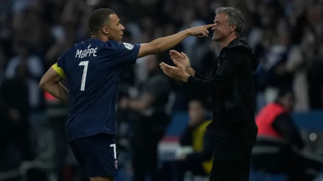 Mbappé jugó su último partido en el Parque de los Príncipes