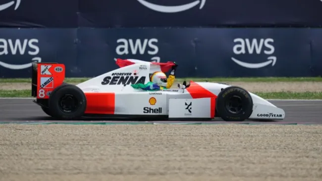 Sebastian Vettel rindió homenaje a Ayrton Senna