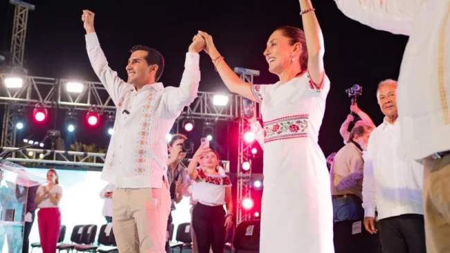 Colocan a Rommel Pacheco con amplia ventaja para la presidencia municipal de Mérida.