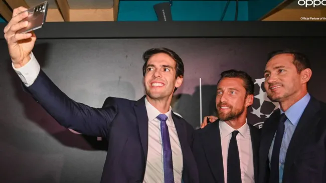 Kaká, Claudio Marchisio y Frank Lampard