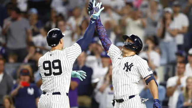 Yankees evitan barrida al vencer 6-4 a los Dodgers en Nueva York