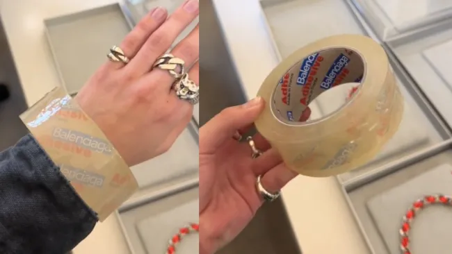 Cinta adhesiva por 50 mil pesos