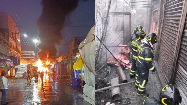 Pasadas las 6 de la mañana de este jueves el siniestro comenzó.