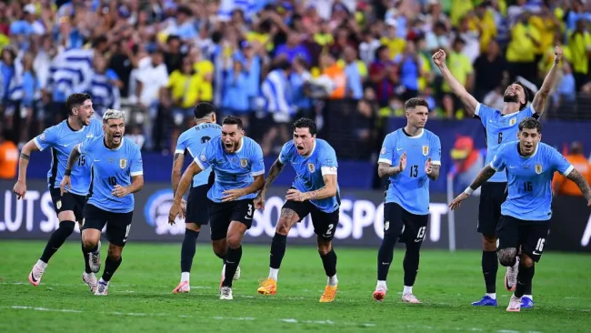 ¡Garra charrúa! Uruguay con 10 hombres vence a Brasil en tanda de penales