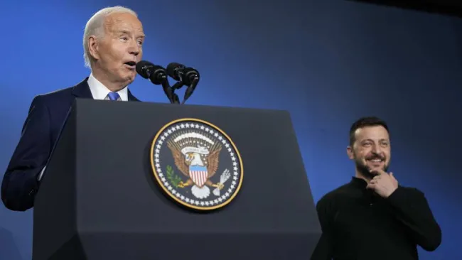 Joe Biden se equivoca otra vez… Confundió al Presidente de Ucrania con Vladimir Putin